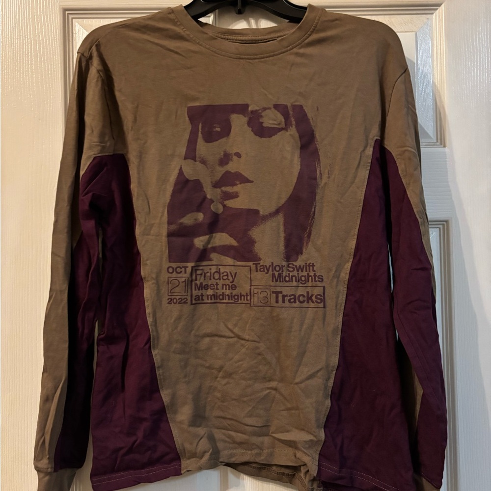 Taylor Swift Midnights Brown V-Neck Shirt